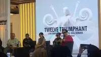 Konferensi pers Twelve Triumphant Lippo Mall Kemang, Sabtu, 14 September 2024.