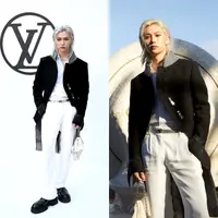 Felix yang merupakan duta rumah mode legendaris Prancis bahkan pernah tampil di peragaan busana LV, belum menghadiri acara Cruise tersebut memancarkan pesona mahal bak pangeran. [Dok/Louis Vuitton/@yong.lixx]