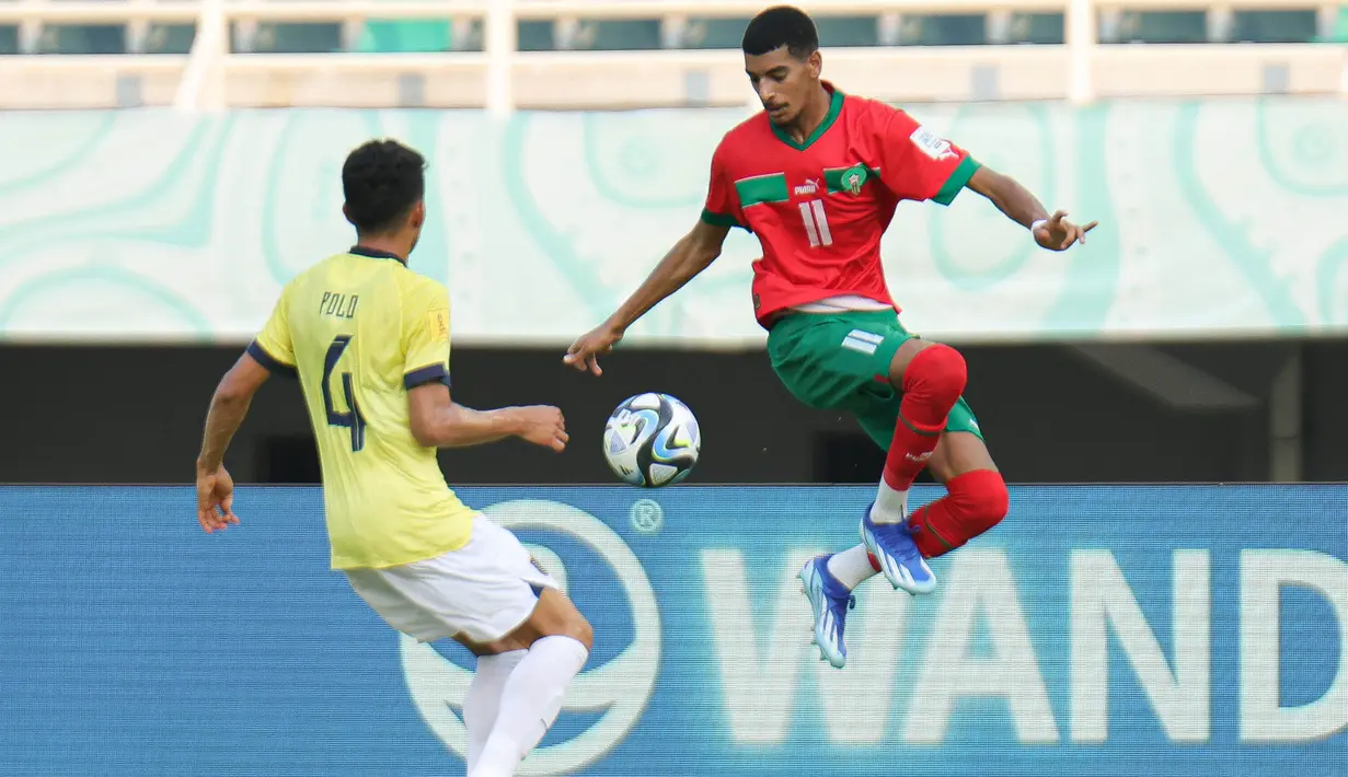 Timnas Ekuador U-17 unggul 2-0 atas Maroko. (Doc. LOC WCU17/NFL)