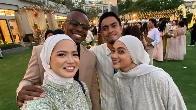 Potret Ayudia Bing Slamet dan Ditto di Resepsi Mahalini-Rizky Febian, Sambut Tetangga Baru