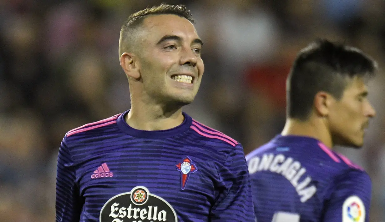 2. Iago Aspas (Celta Vigo) - 5 Gol. (AFP/Jose Jordan)