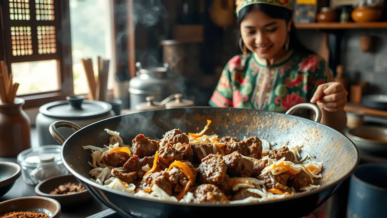 resep serundeng daging