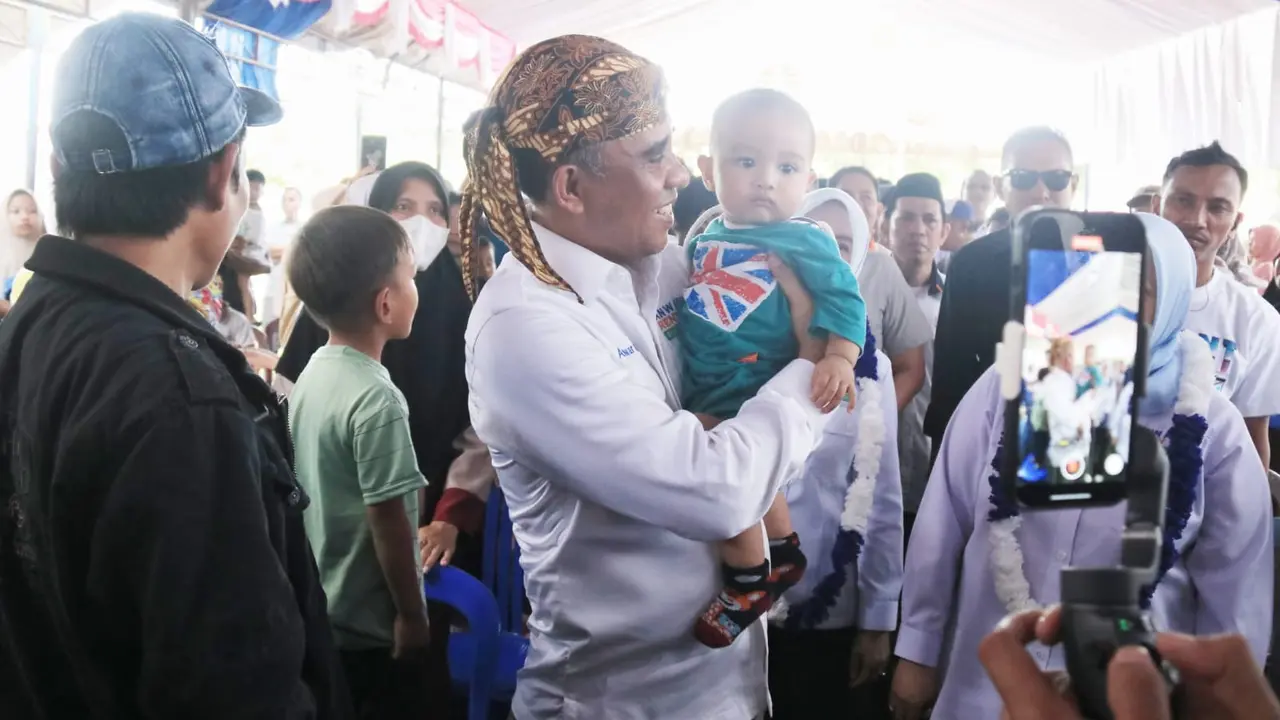 Calon Gubernur (Cagub) Sulawesi Tengah (Sulteng) Anwar Hafid.