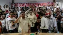 Relawan yang hadir Di antaranya, Prabowo Mania 08, Genastara, Gerakan Prabowo 08, Bintang Garuda dan organ relawan lainnya. (Liputan6.com/Faizal Fanani)