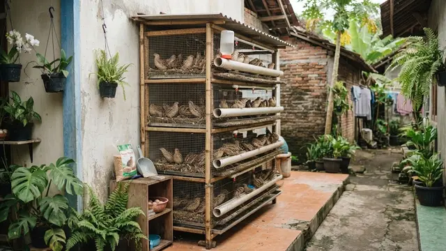Tentukan Jumlah Puyuh Sesuai Waktu dan Tempat