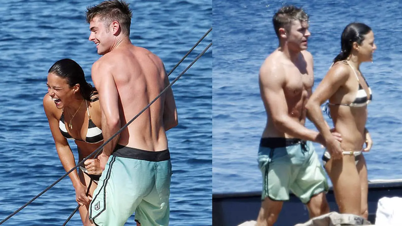 Zack Efron-Michelle Rodriguez Ciuman Mesra di Atas Yacht