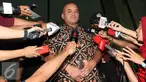 Kepala Dinas Tata Air Pemerintah Provinsi DKI Jakarta Teguh Hendrawan saat ditanya awak media usai menjalani pemeriksaan sebagai saksi untuk tersangka Mohamad Sanusi di Gedung KPK, Jakarta, Rabu (13/7). (Liputan6.com/Johan Tallo)