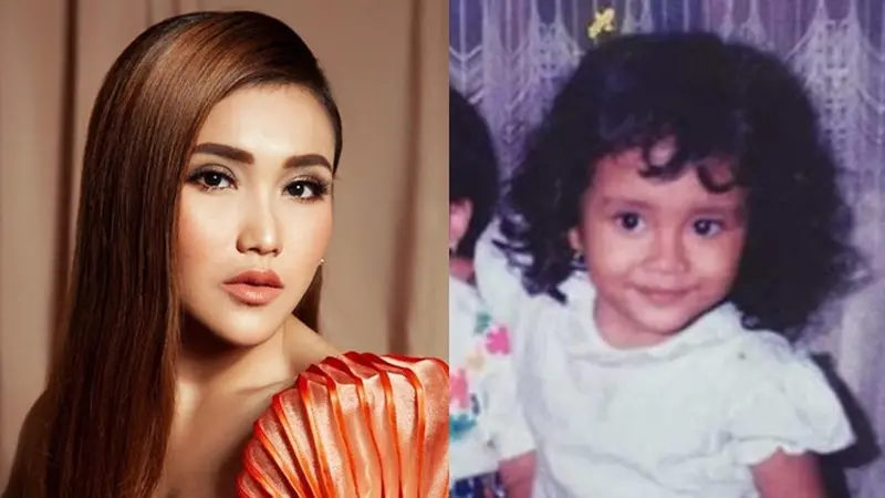 Potret Gemas Masa Kecil Ayu Ting Ting