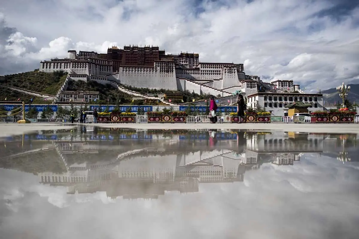 Ilustrasi Tibet (AFP/Johannes Eisele)