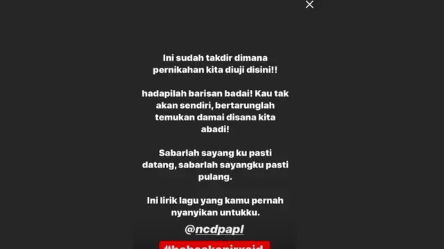 Nora Alexandra Anggap Masalah Jerix SID Adalah Ujian Pernikahannya
