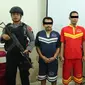 Rilis pers pengungkapan kasus pencurian dan peredaran narkoba Polres Pemalang, Jumat, 12 Juli 2019. (Foto: Liputan6.com/Polres PML/Muhamad Ridlo)