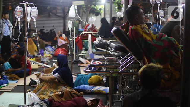 Kondisi Korban Gempa Cianjur di RSUD Sayang