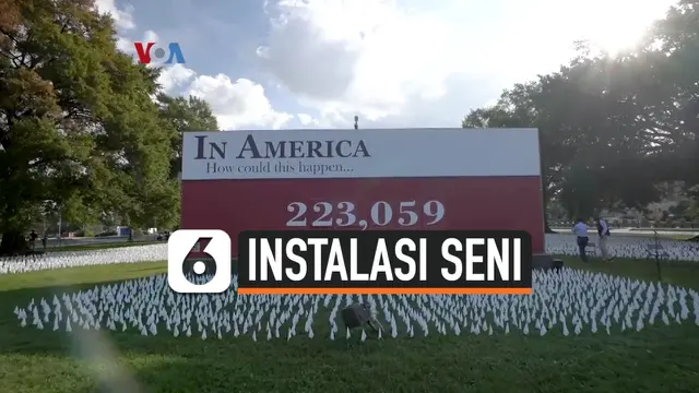 VIDEO: Instalasi Seni Untuk Penghormatan Korban Pandemi Covid-19