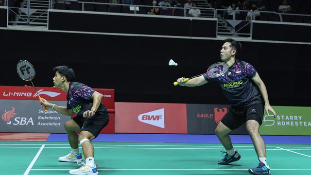 Sabar Karyaman Gutama/Moh Reza Pahlevi Isfahani - Singapore Open 2025 - Bulu Tangkis