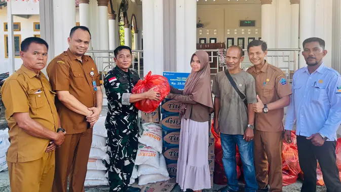 Bantuan Satgas PRR Tiba untuk 31 Keluarga Korban Banjir Pidie Jaya
