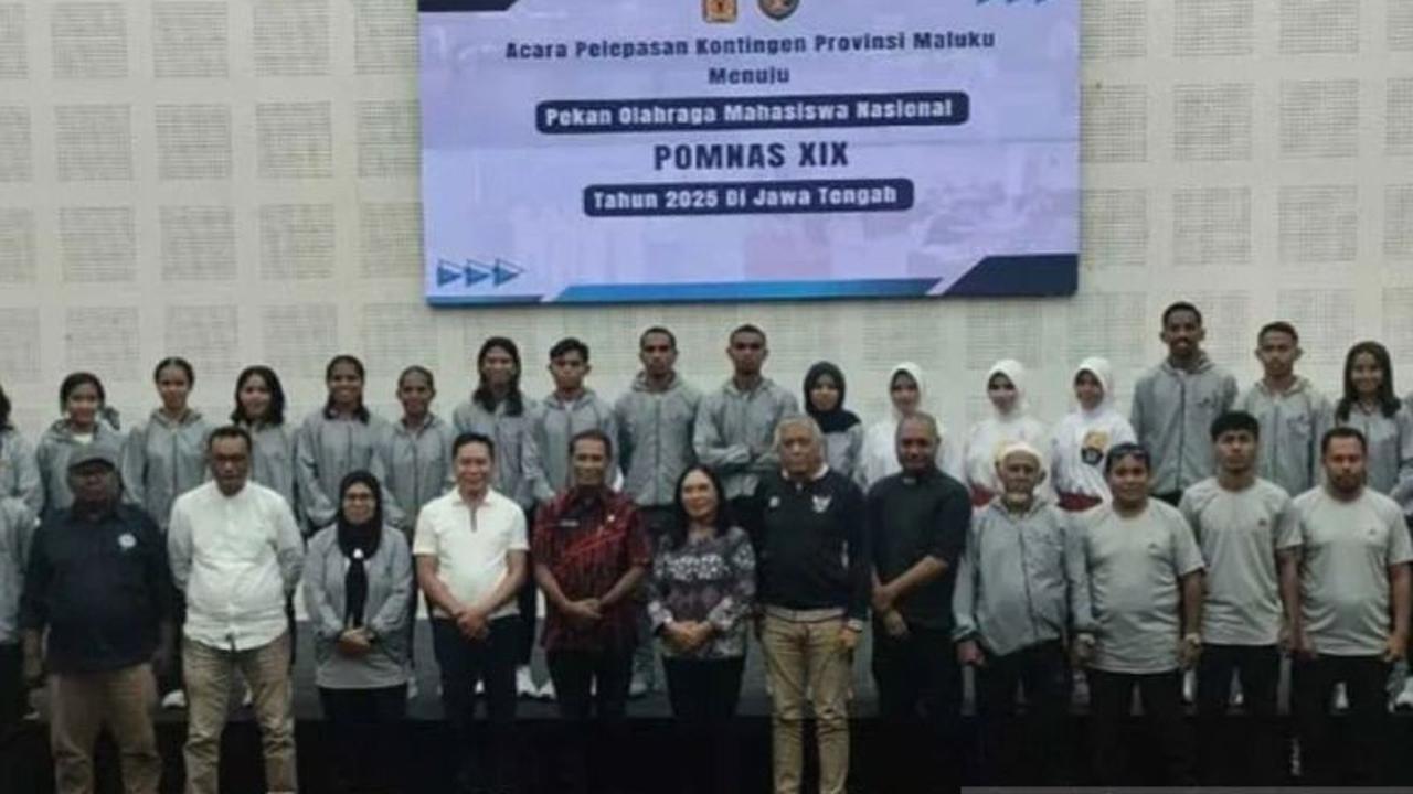 Targetkan 5 Emas, 31 Atlet Maluku Siap Berjuang di Pomnas XIX Jawa Tengah Meski Terbatas Biaya