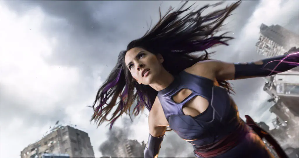 Olivia Munn sebagai Psylocke di film X-Men: Apocalypse. (Twitter)