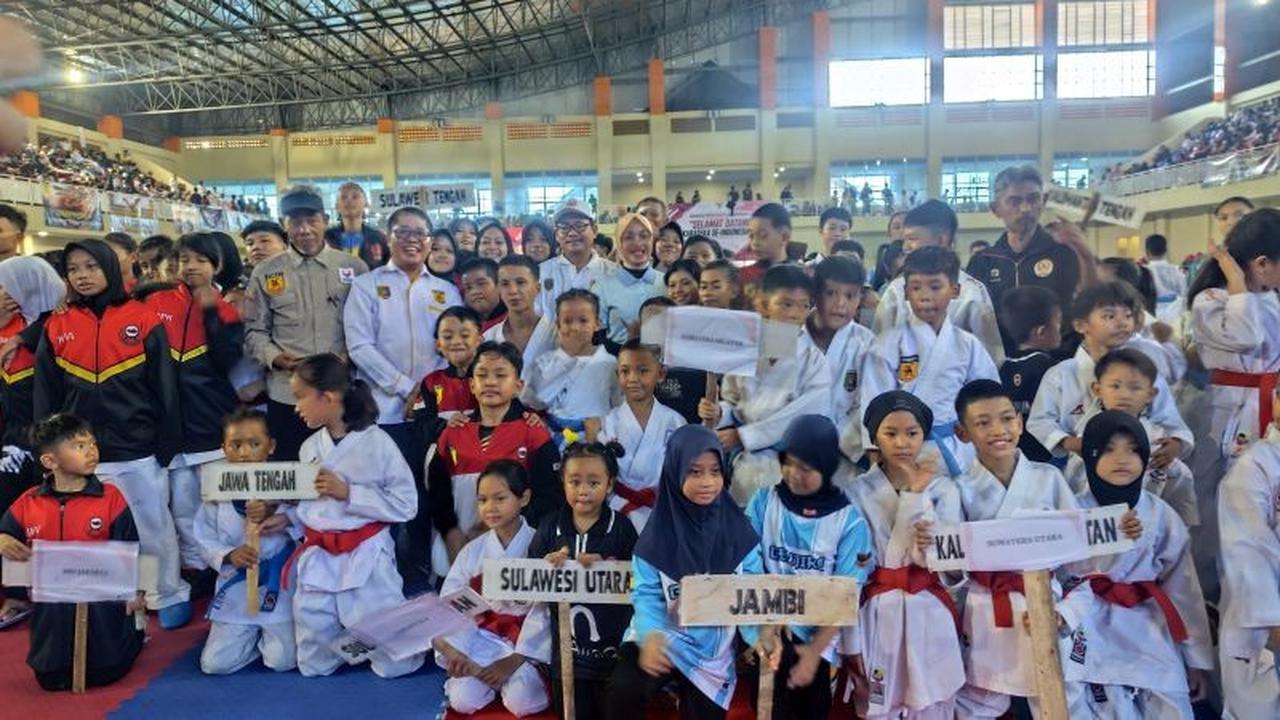 Ribuan Atlet Ramaikan Indonesia Open Karate Championship 2026 Lampung, Jadi Ajang Pembinaan Prestasi Nasional