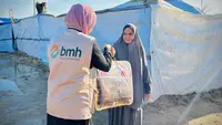 Selimut dari Indonesia Penghangat Warga Gaza Utara Kala Musim Dingin Mendera