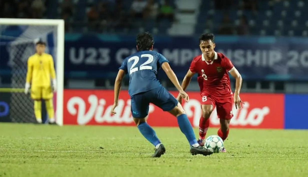 Berdasarkan statistik, tim asuhan Shin Tae-yong tersebut hanya mencatatkan 40 persen penguasaan bola, berbanding 60 persen milik Thailand. Dengan torehan 18 tembakan yang empat di antaranya mengarah ke gawang. Adapun Tim Gajah Perang memperoleh enam peluang bagus dari 13 kesempatan. (Dok. PSSI)