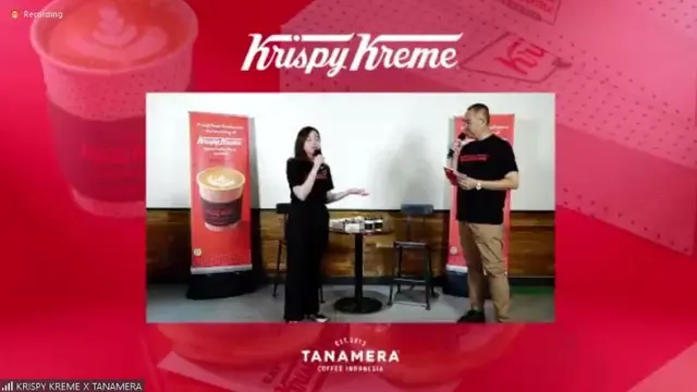 Virtual Launching of Krispy Kreme Special Coffee Blend Roasted by Tanamera"