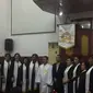 Gereja Tugu semarakkan Natal dengan irama musik keroncong legendaris. (Liputan6.com/Muhammad Radityo Priyasmoro)