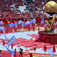 Foto: Insiden Kecil Tak Halangi Kemeriahan Pesta Pembukaan Piala Dunia 2026 di Kanada