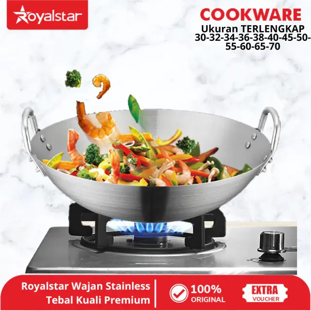 8 Rekomendasi Wajan Stainless Steel Anti Lengket Terbaik, Awet Tak Mudah Gosong