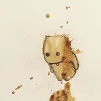 Dengan sedikit kreatifitas, tumpahan kopimu bisa jadi karya seni.