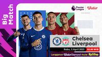 Live Streaming Liga Inggris Big Match Liverpool Vs Chelsea di Vidio, Rabu 5 Maret