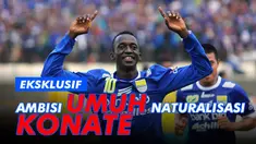 Manajer Persib Bandung, Umuh Muchtar memiliki hasrat untuk menaturalisasi Makan Konate. Sumber: Voice of Bobotoh