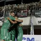 PSS Sleman mengawali Shopee Liga 1 2019 dengan kemenangan 3-1 atas Arema FC pada pertandingan yang berlangsung di Stadion Maguwoharjo, Sleman, Rabu (15/5/2019). (Bola.com/Yoppy Renato)