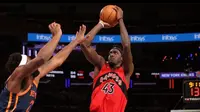 Bintang Raptors, Pascal Siakam sukses menorehkan 52 poin untuk menumbangkan New York Knicks. (Instagram/raptors)