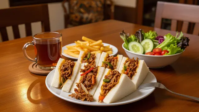 Cara Buat Roti Tawar Isi Daging Sapi Tumis yang Mengenyangkan