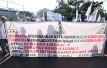 Demo FPI tolak konser Lady Gaga
