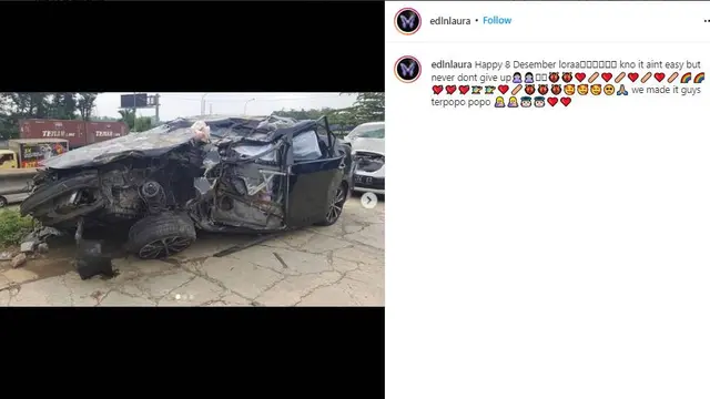 Kenang Momen Kecelakaan, Ini 7 Potret Terbaru Laura Anna Mantan Gaga Muhammad