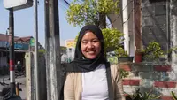 Maryam menjalani pekerjaan sebagai caregiver. (Liputan6.com/Winda Nelfira)