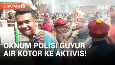 Oknum Polisi di Sikka Guyur Air Kotor ke Demonstran Aktivis PMKRI Maumere