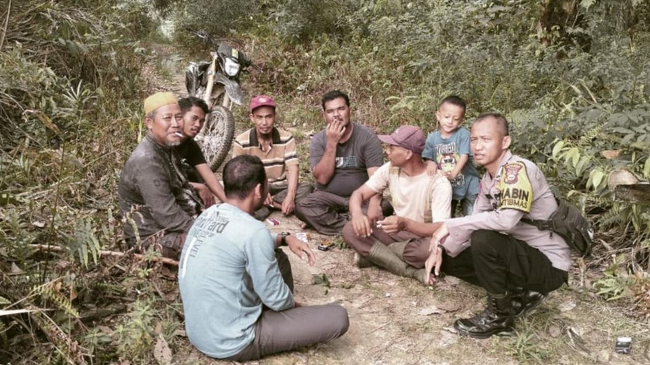 Cegah Karhutla Ganggu Tahapan Pilkada, Personel Polri Datangi Pemilik Perkebunan
