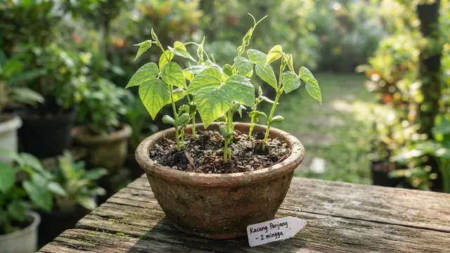 Kebun sayur di halaman