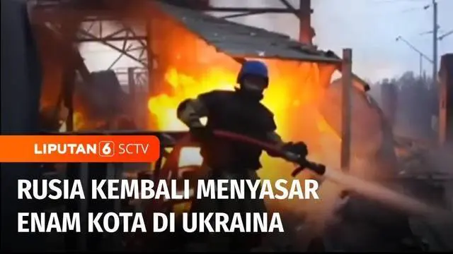 Rusia kembali menyasar enam kota di Ukraina, dan mengakibatkan kehancuran yang cukup parah. Informasi kami rangkum dalam Jendela Dunia.