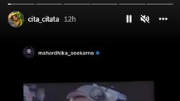 Cita Citata tampil mesra dengan Didi Soekarno. Dia menunjukkan kepada publik soal status barunya yang sedang menjalin hubungan pacaran. (Instagram/cita_citata)
