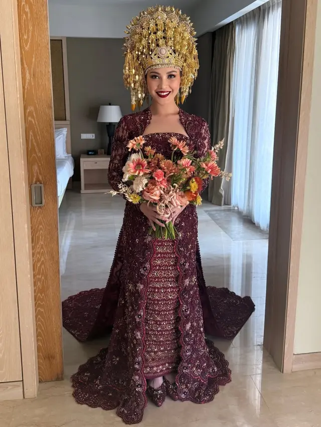 Haviza Devi Anjani Resmi Menikah dengan Harris Vriza di Bali dengan adat Aceh.