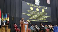 Wamendes Budie Arie Setiadi menghadiri wisuda Lembaga Pendidikan Tinggi YAI di Balai Sidang Jakarta Convention Centre (JCC), Senayan, Jakarta. (Istimewa)