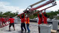 Upaya pemulihan jaringan Telkomsel di Sulawesi Tengah usai gempa (sumber: istimewa)