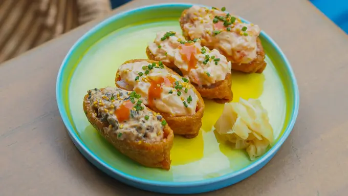 Resep roti tawar goreng isi sosis mayo