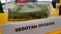 Sedotan organik yang dibuat dari olahan rumput purun oleh warga Desa Plaju Kabupaten Banyuasin Sumsel (Liputan6.com / Nefri Inge)