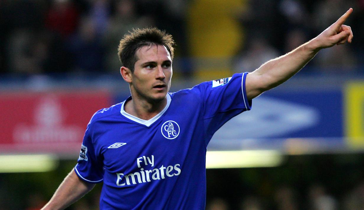 5. Frank Lampard (177 gol) - Lampard merupakan pemain yang subur dalam mencetak gol saat bersama Chelsea. Pemain yang kini menjadi pelatih Chelsea ini memiliki catatan 177 gol di kompetisi Premier League. (AFP/Adrian Dennis)