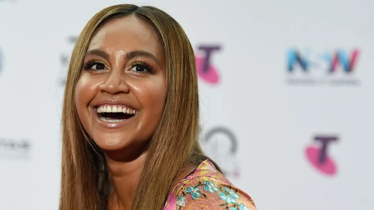 Jessica Mauboy, penyanyi pop Australia berdarah Indonesia. (AAP/ Dan Himbrechts)