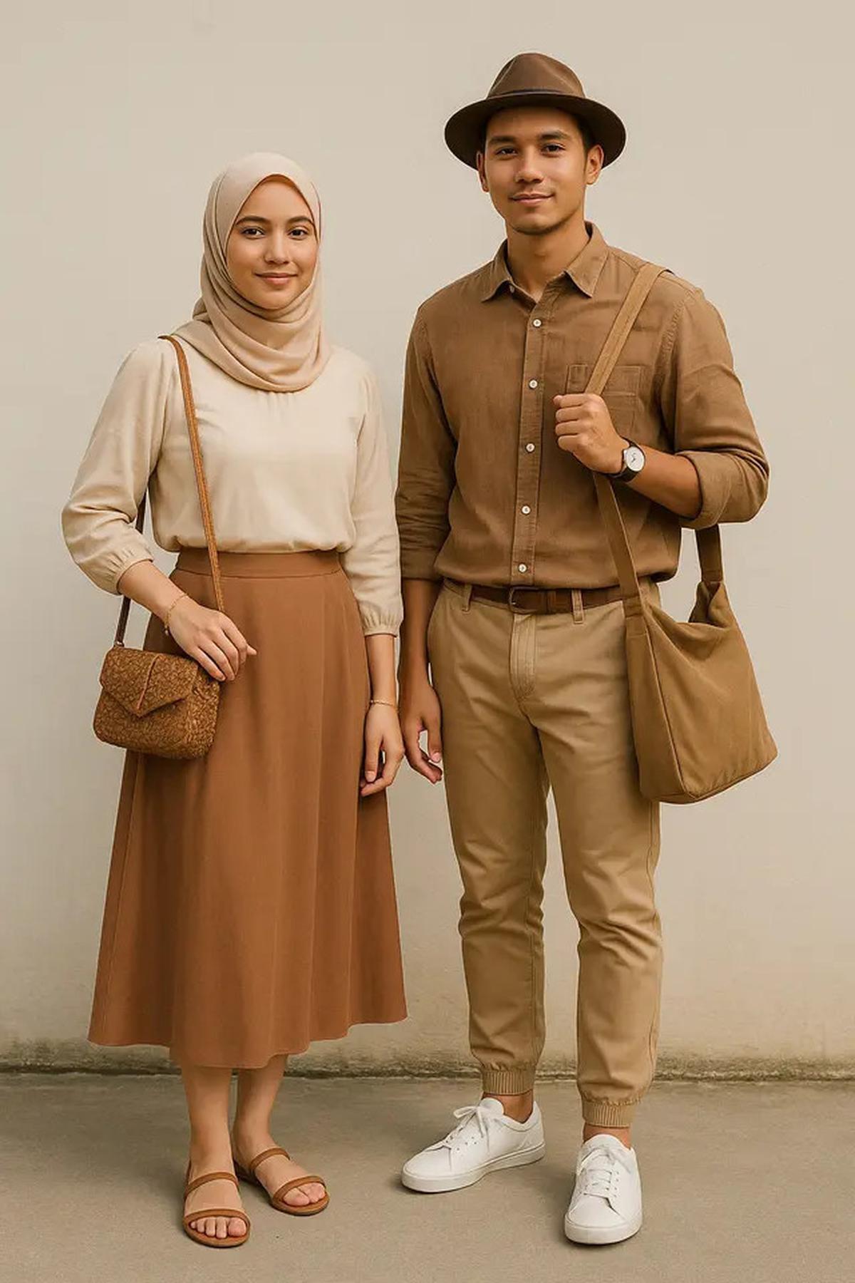 5 Paduan Earth Tone Outfit untuk Pria dan Wanita, Cocok untuk Padu Padan di Tahun 2025